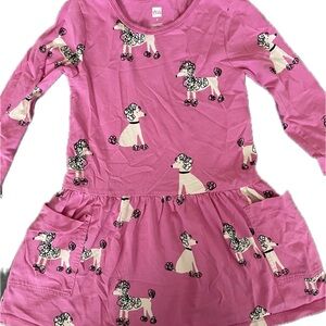 Tea Collection Pink Poodle Dress